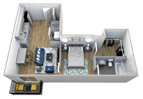 One Bedroom One Bath